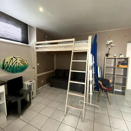 Studio A Moins De 10 M De La Plage Et Au Coeur Du Centre Apartamento Biarriz