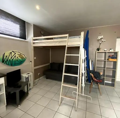 Studio A Moins De 10 M De La Plage Et Au Coeur Du Centre Apartamento Biarriz